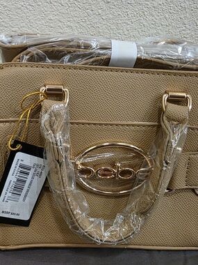 bebe Lelani Solid Handle Crossbody